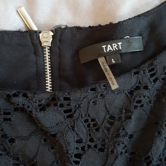 Women's Sexy Sleeveless Lace Dress w/Ruching - Picture 3 of 3